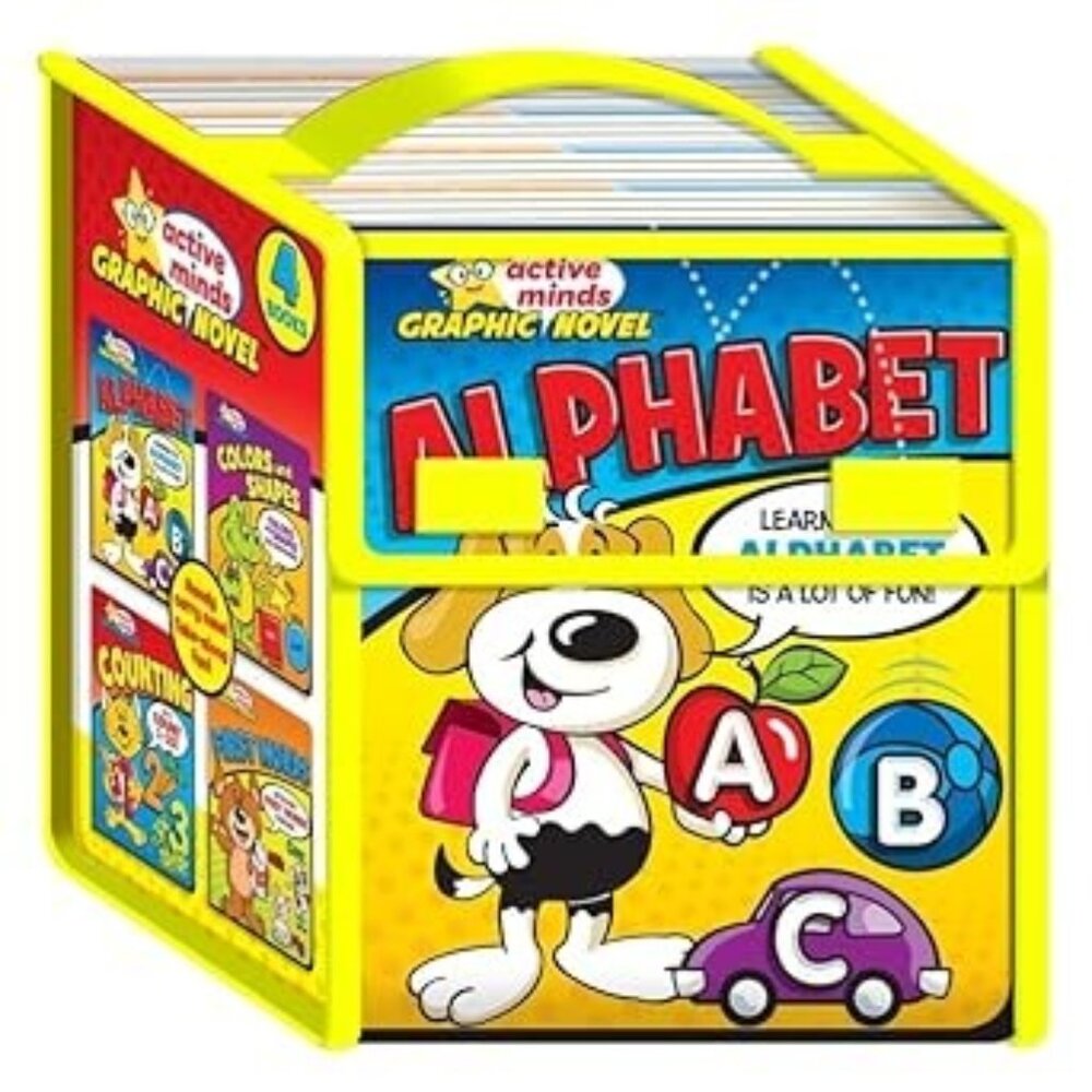 Active‎ Minds Graphic Novels 4-Book Vinyl Bag Set